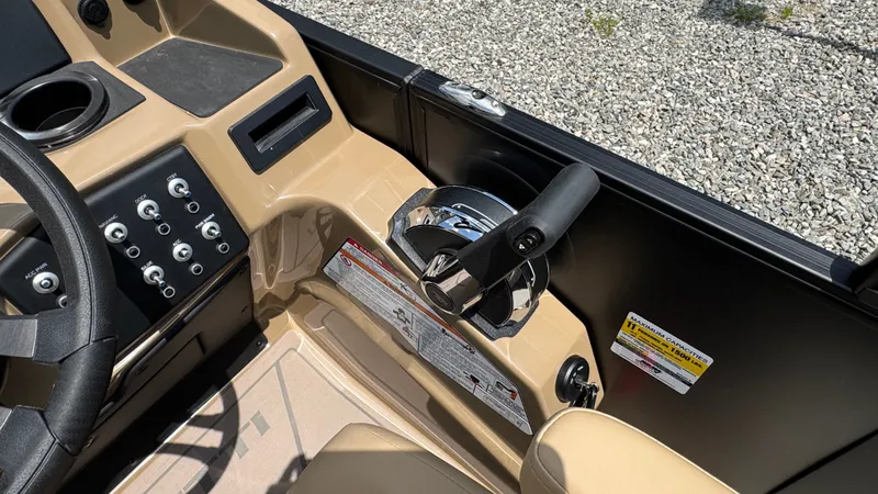 Slide: The Image of Interior of Evotti 521CS 2026 with control console. - 13