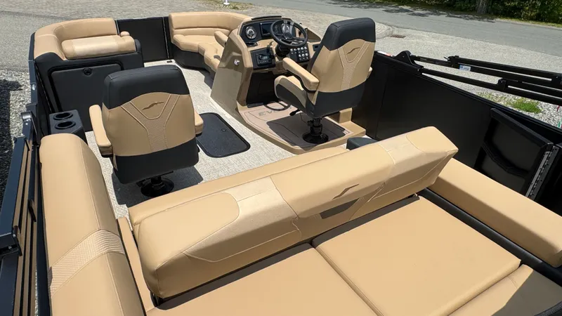 Slide: The Image of Interior of Evotti 521CS 2026 with luxurious seating. - 7
