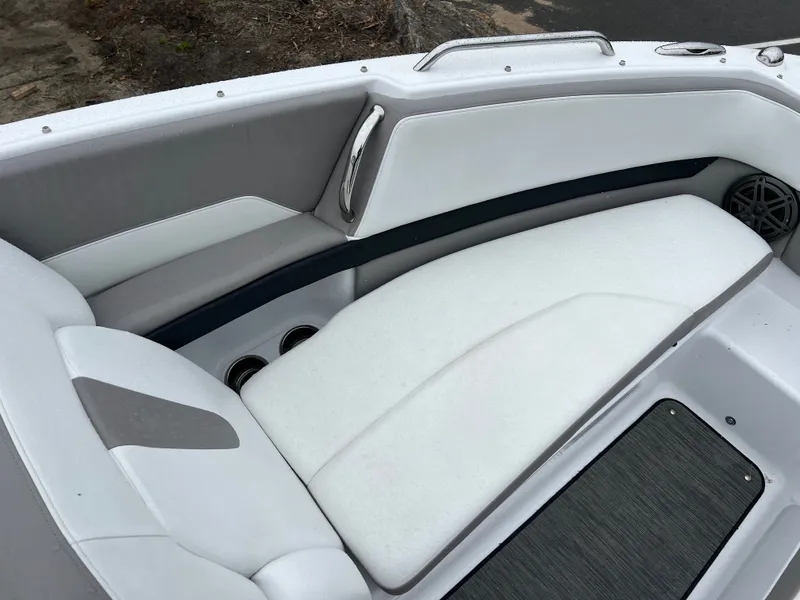 Slide: The Image of Interior of Four Winns H260 boat, model year 2022. - 23
