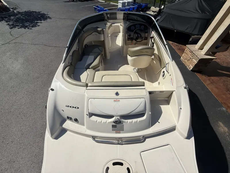 Slide: The Image of Interior view of a 2006 Sea Ray 200 Sundeck boat. - 15