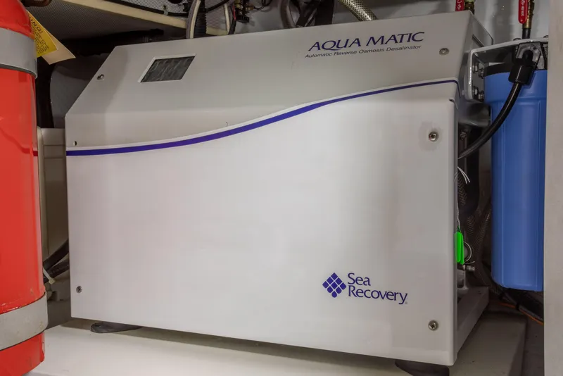 Slide: The Image of Sea Recovery Aqua Matic desalinator on 2009 Kadey-Krogen 44. - 25