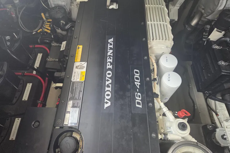 Slide: The Image of Volvo Penta D6-400 engine in 2017 Cobalt A40 Coupe boat. - 37