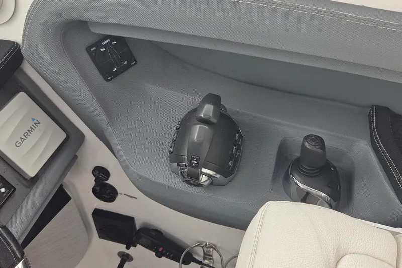 Slide: The Image of Control panel of a 2017 Cobalt A40 Coupe with Garmin navigation system. - 8