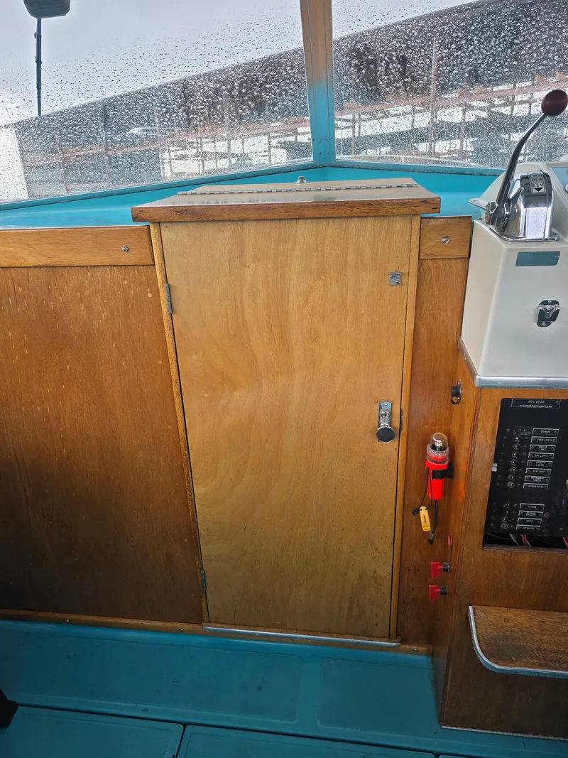 Slide: The Image of Interior of a 1968 Tollycraft Royal Express boat. - 16
