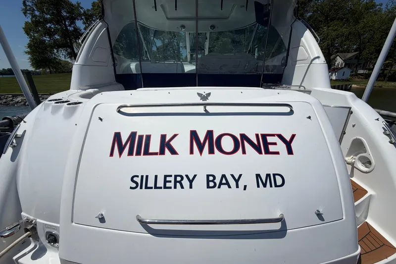 Slide: The Image of 2011 Formula 45 Yacht named "Milk Money" docked at Sillery Bay, MD. - 9