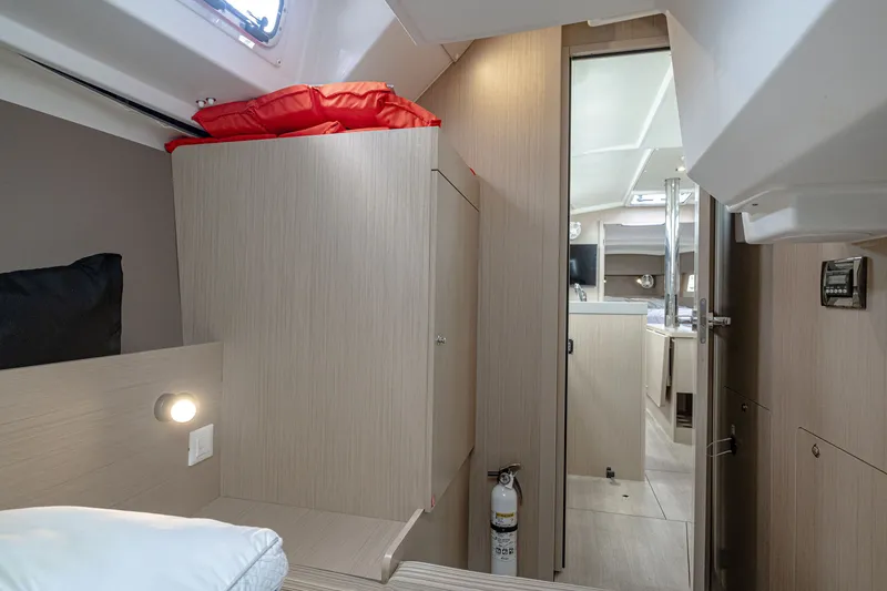 Slide: The Image of Interior of the 2023 Beneteau Oceanis 38.1 yacht. - 10