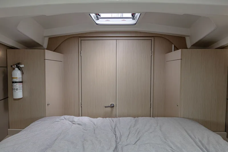 Slide: The Image of Interior of Beneteau Oceanis 38.1 yacht, model year 2023. - 6