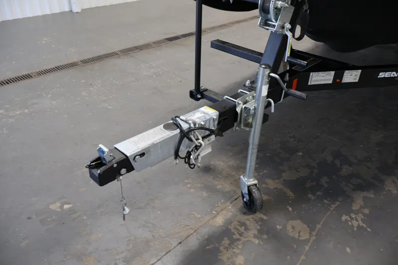 Slide: The Image of Trailer hitch of 2023 Sea-Doo Switch Cruise 21 on concrete floor. - 32
