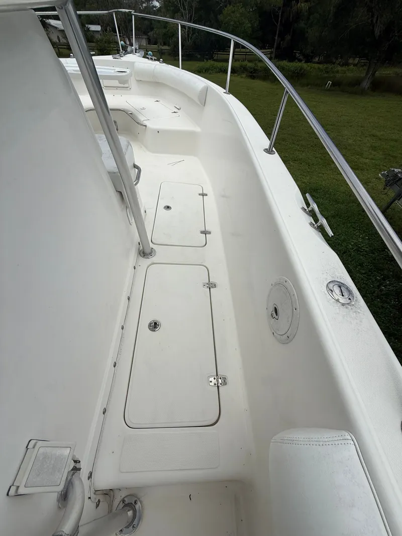 Slide: The Image of Interior view of a 1998 Century 3000 boat. - 16