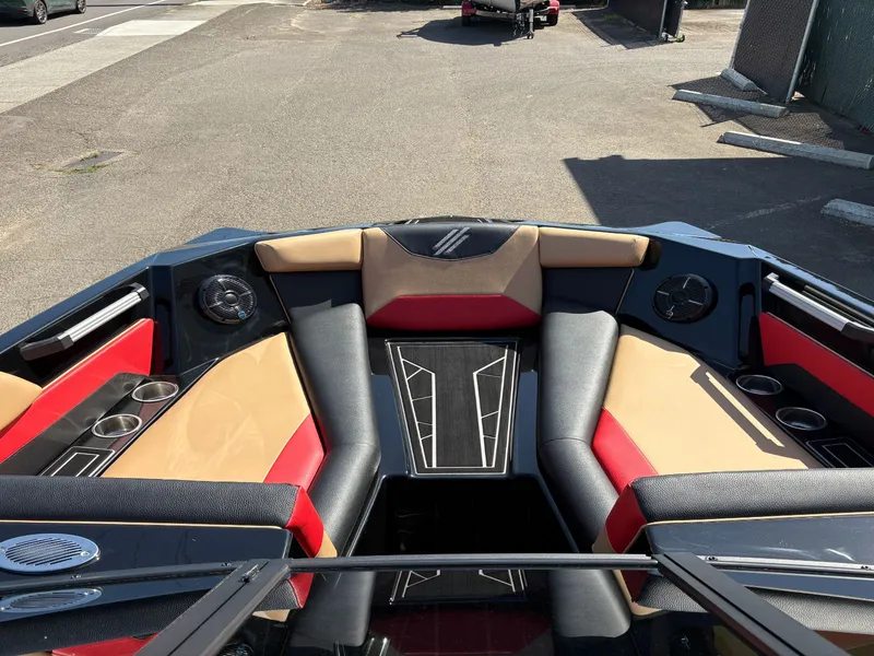 Slide: The Image of Interior of 2024 ATX 22 Type-S with modern seating and speakers. - 15