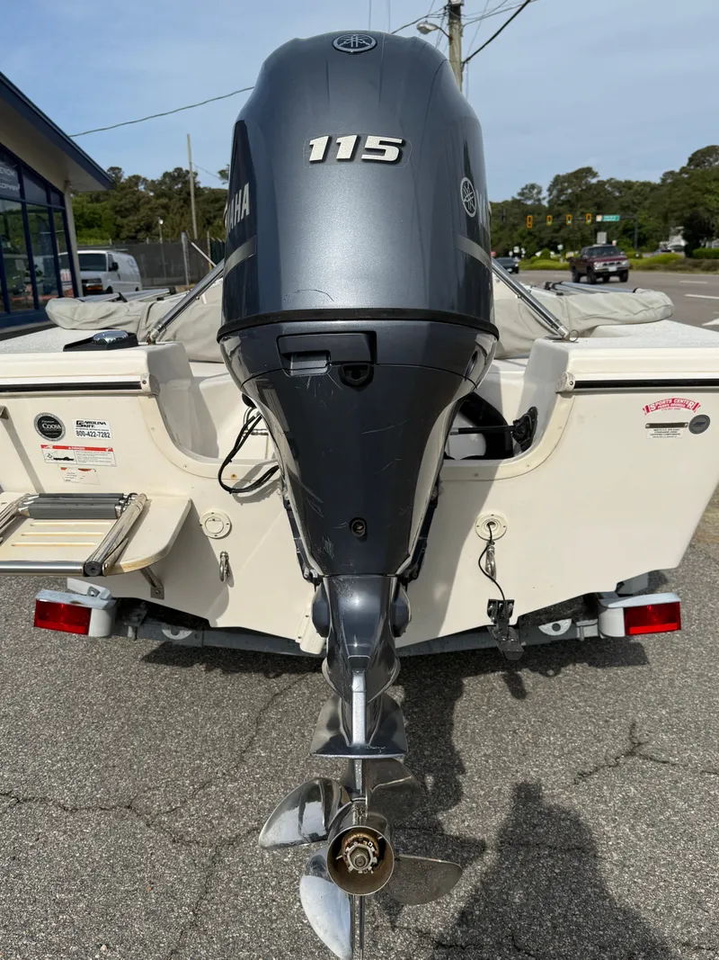 Slide: The Image of 2020 Carolina Skiff 17 JLS with Yamaha 115 outboard motor. - 11