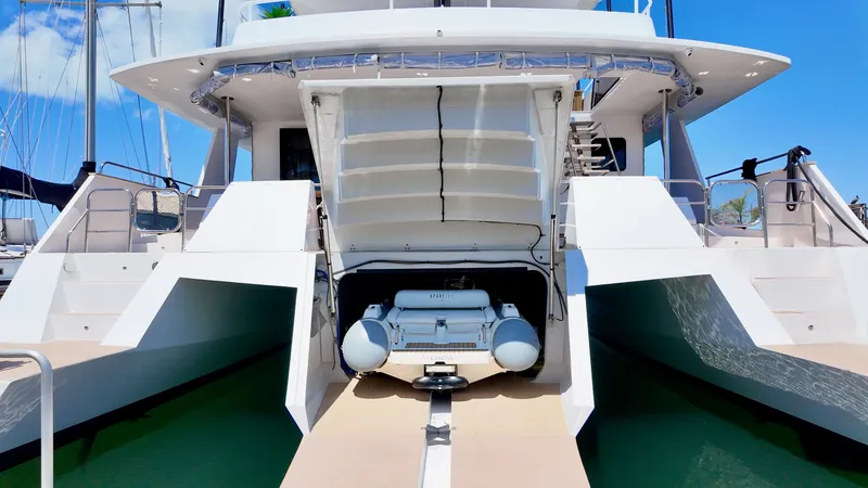Slide: The Image of LEEN-TRIMARANS 72 Yacht 2024 with integrated tender. - 37