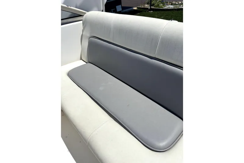Slide: The Image of White and gray seating on a 1997 Donzi 255 LXC boat. - 5