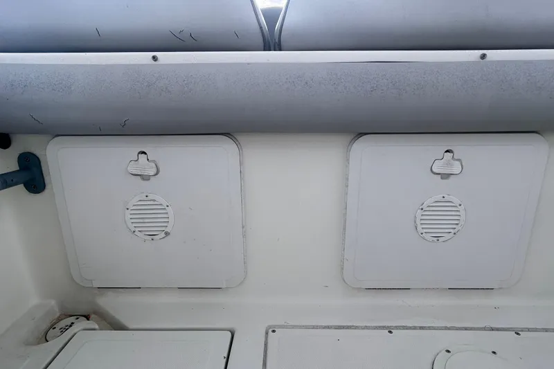 Slide: The Image of Boat interior with storage compartments, Jefferson Marlargo FS35, 2011 model. - 51