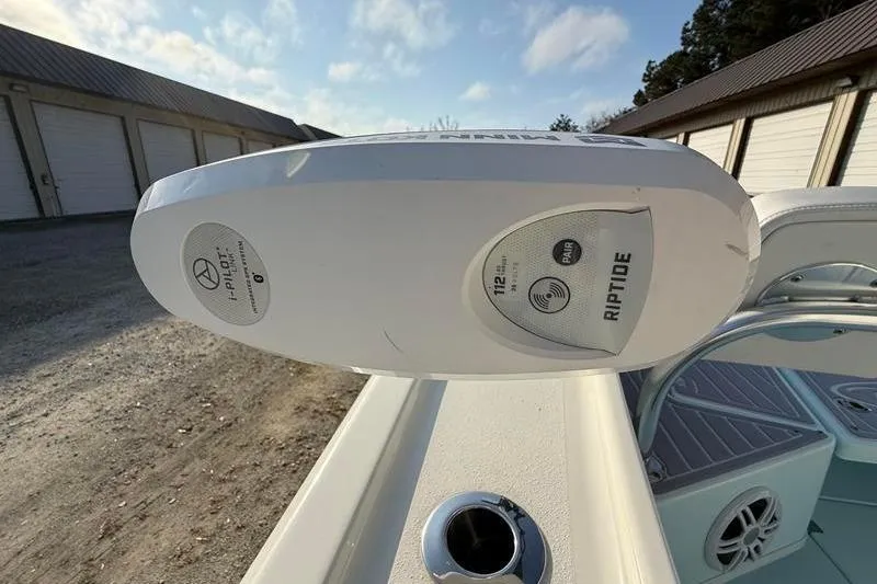 Slide: The Image of 2023 Pair Customs 24 Center Console DV with Riptide motor detail. - 33