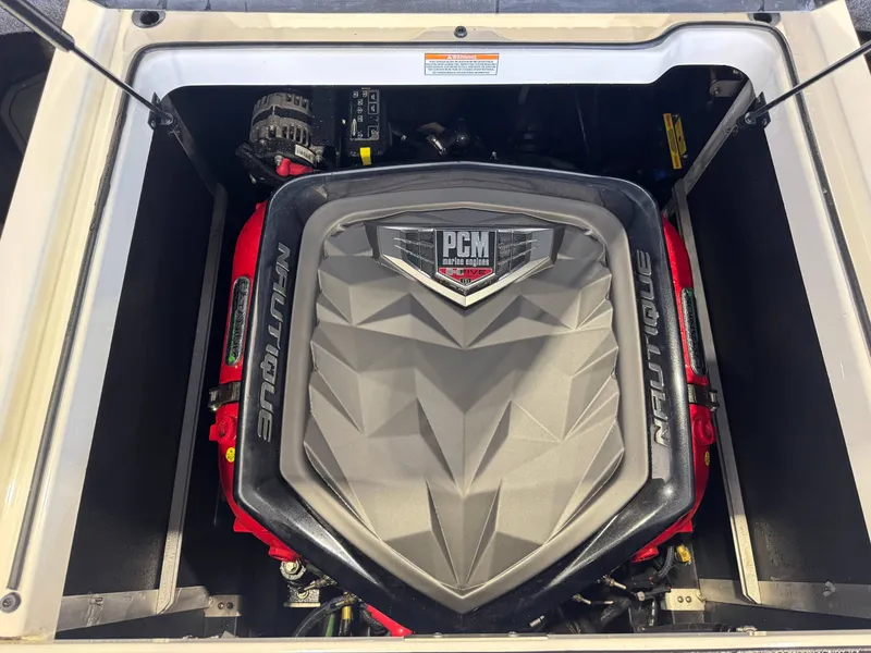 Slide: The Image of Engine compartment of 2019 Nautique Super Air Nautique GS24 boat. - 28