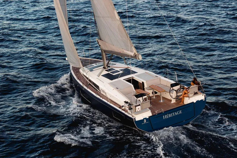 The Image of Beneteau Oceanis 47 sailboat 2027 cruising on open sea. - 1