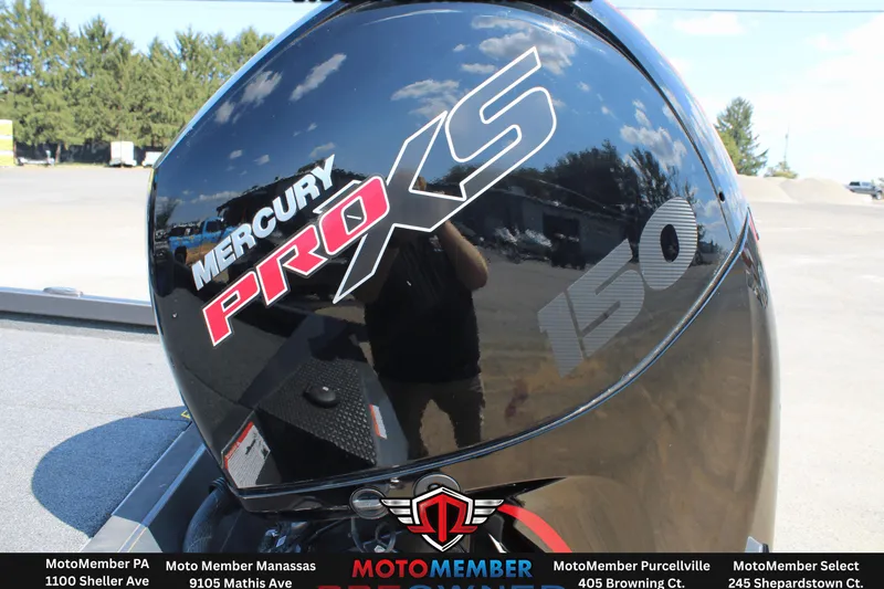Slide: The Image of 2020 Ranger RT198P with Mercury Pro XS 150 engine, outdoor setting. - 5