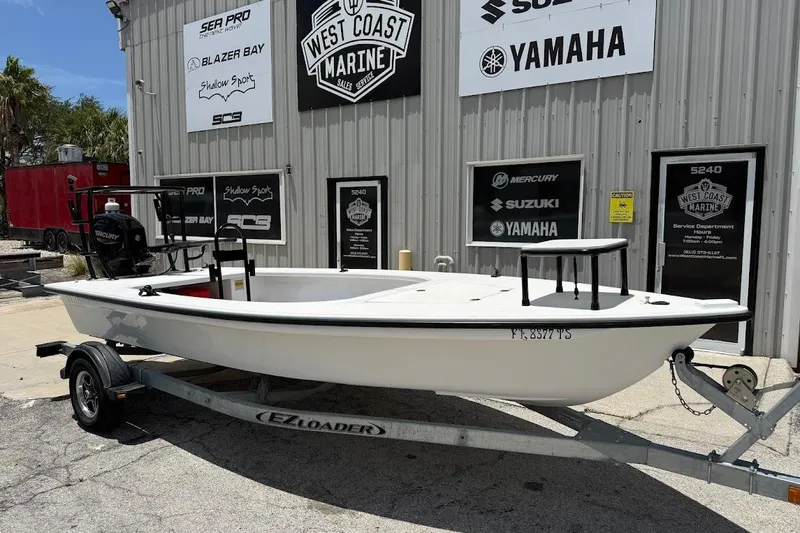 The Image of 2024 Delta Boatworks Delta D18 on trailer at West Coast Marine dealership. - 1
