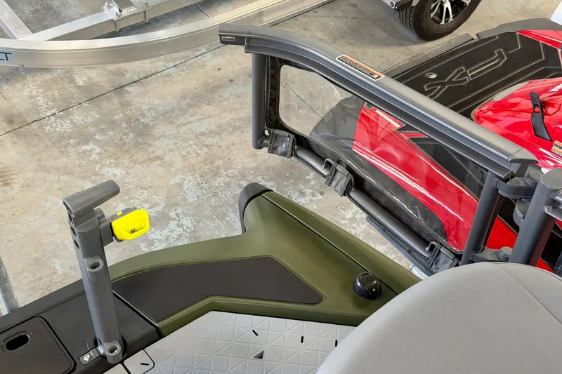 Slide: The Image of 2026 Sea-Doo Switch Fish 21 interior detail with modern design elements. - 7