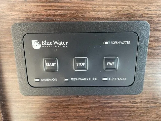 Slide: The Image of Blue Water Desalination control panel on Tiara Yachts C53 Coupe 2017. - 45