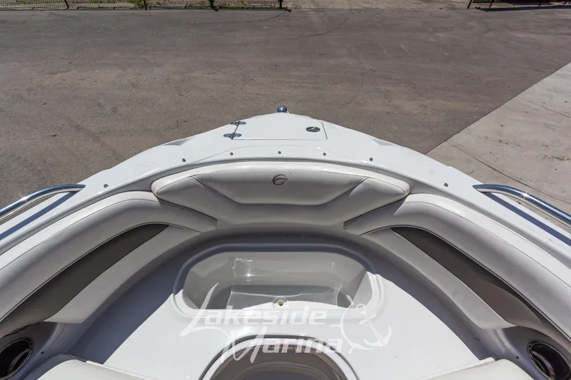 Slide: The Image of Bow seating area of a 2008 Crownline 240 LS boat at Lakeside Marina. - 36