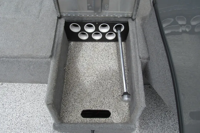 Slide: The Image of Interior storage compartment of 2010 Tracker Pro Guide V-175 SC boat. - 6