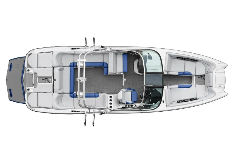 Slide: The Image of Manufacturer Provided Image: 2016 MasterCraft X26 boat interior layout, top view. - 14