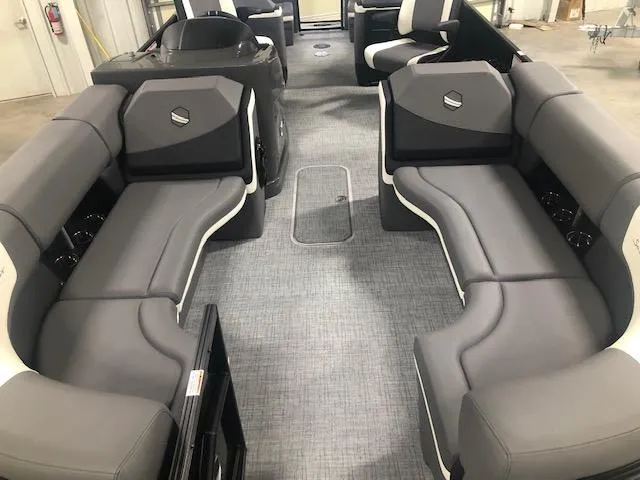 Slide: The Image of Interior of 2023 South Bay 525 RS 3.0 Arch pontoon boat. - 3