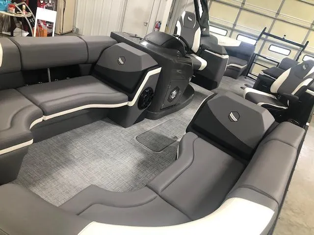 Slide: The Image of Interior of 2023 South Bay 525 RS 3.0 Arch pontoon boat. - 9