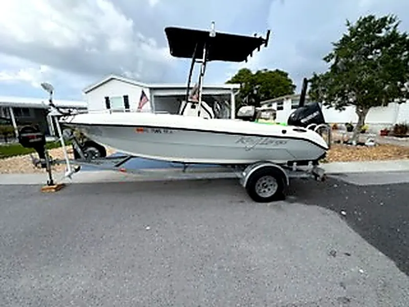 The Image of 2024 Caravelle Key Largo 1800 CC boat on trailer, side view. - 0