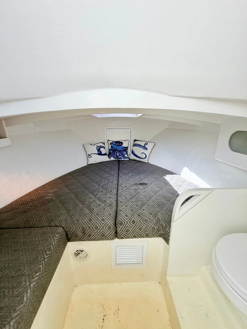 Slide: The Image of Interior of a 1973 Custom Carolina 27 National boat. - 26