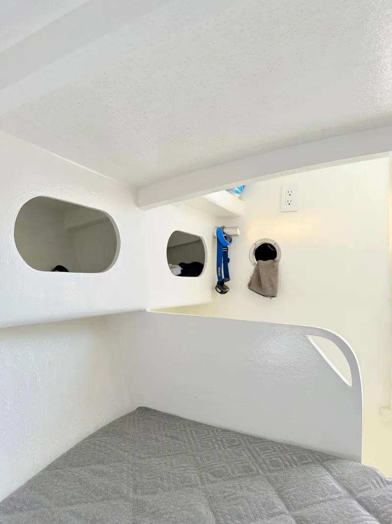 Slide: The Image of Interior of a 1973 Custom Carolina 27 National boat. - 29