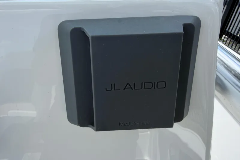 Slide: The Image of JL Audio MediaMaster on 2023 Tidewater 198 CC Adventure boat. - 37