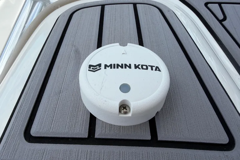 Slide: The Image of Minn Kota device on 2023 Tidewater 198 CC Adventure boat deck. - 42