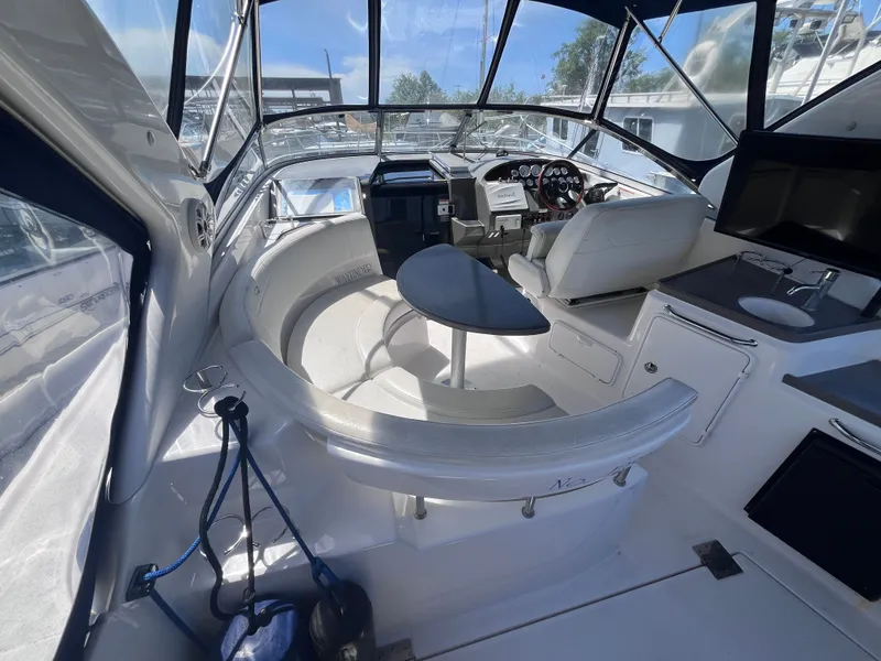 Slide: The Image of Interior of 2007 Regal 3360 Window Express yacht. - 14