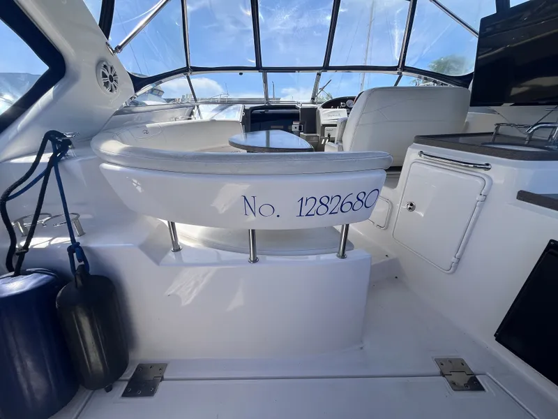 Slide: The Image of Interior of a 2007 Regal 3360 Window Express yacht. - 15