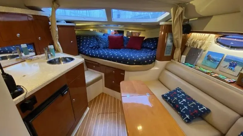 Slide: The Image of Interior of a 2007 Regal 3360 Window Express yacht, cozy and well-equipped. - 25