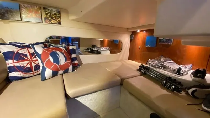 Slide: The Image of Interior of 2007 Regal 3360 Window Express yacht. - 29
