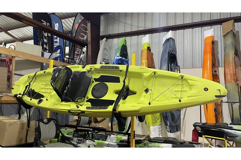 The Image of 2023 Hobie Mirage Passport 12.0 R kayak in warehouse. - 1