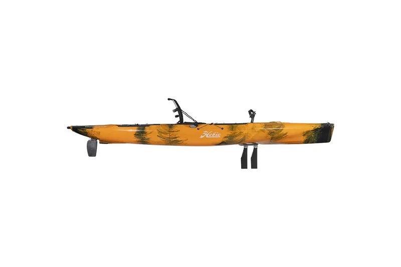 The Image of 2023 Hobie Mirage Outback kayak in vibrant orange. - 1