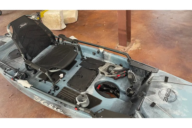 The Image of 2023 Hobie Mirage Pro Angler 14 kayak with seat and pedal drive. - 1