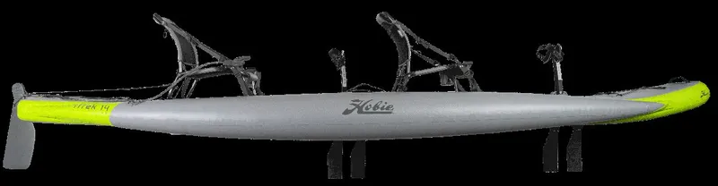 The Image of Hobie Mirage Itrek 14 Duo 2022 on black background. - 1
