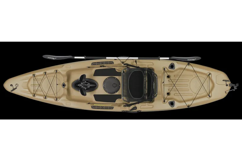 The Image of Hobie Mirage Passport 12.0 R kayak 2023, top view, beige. - 1