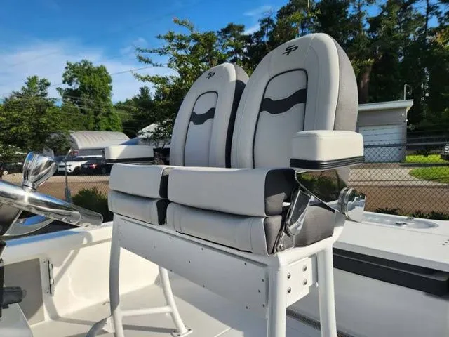 Slide: The Image of 2026 Sea Pro 250 Bay boat seats outdoors. - 4