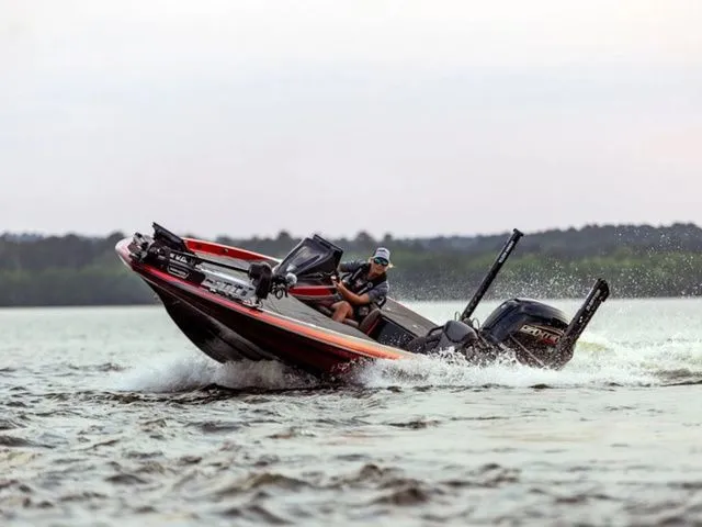 Slide: The Image of Skeeter FXR20 Apex 2026 boat in action on the water. - 14