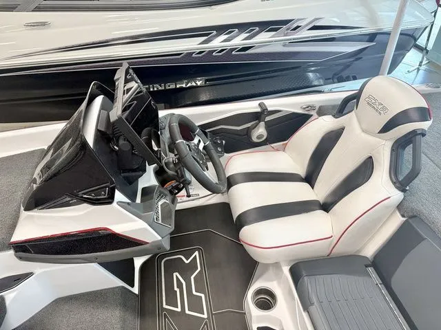 Slide: The Image of Interior of 2026 Skeeter FXR20 Apex with modern helm station. - 5
