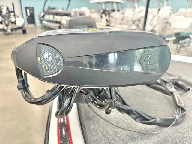 Slide: The Image of Close-up of a 2026 Skeeter FXR20 Apex boat detail. - 7