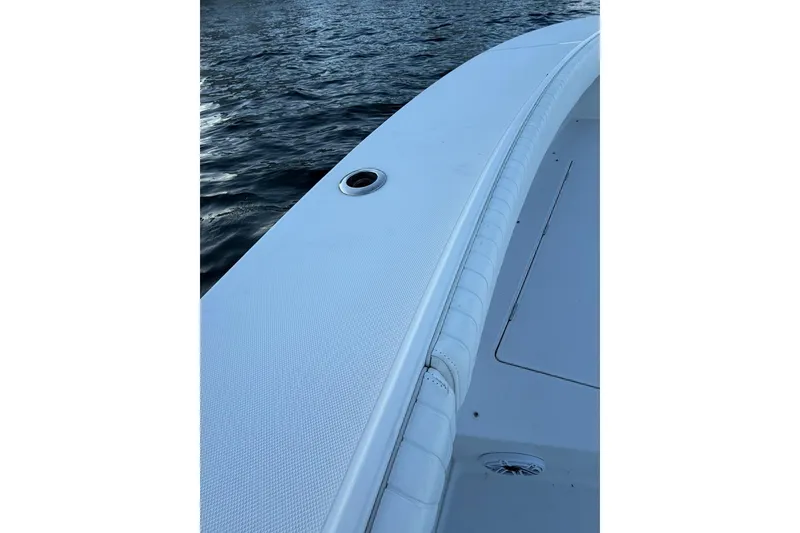 Slide: The Image of 2008 Jupiter 38 FS boat deck with ocean view. - 19