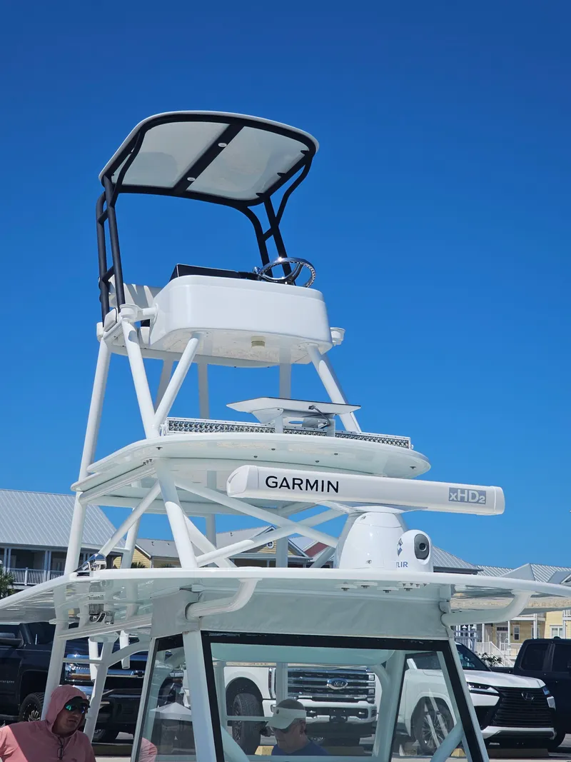 Slide: The Image of 2017 Yellowfin 39 Offshore boat with Garmin equipment. - 7